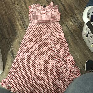 Chaps short sleeve dress- xl